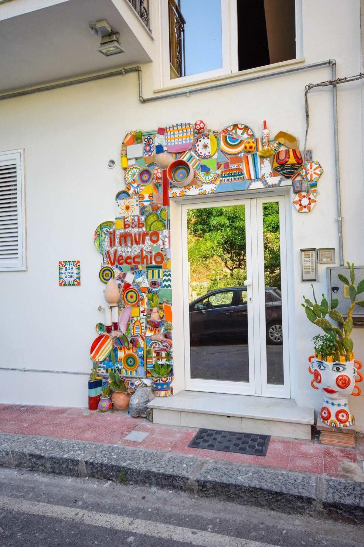 B&B Il Muro Vecchio Джардини Наксос Екстериор снимка